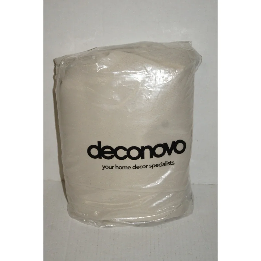 Deconovo Total Blackout Curtains, 62x108 Inch, Set of 2, Beige